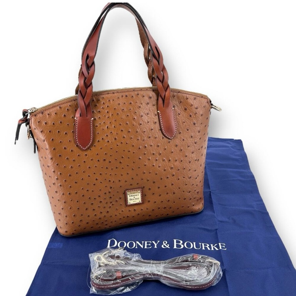 Dooney & Bourke Brown Leather Tote Bag